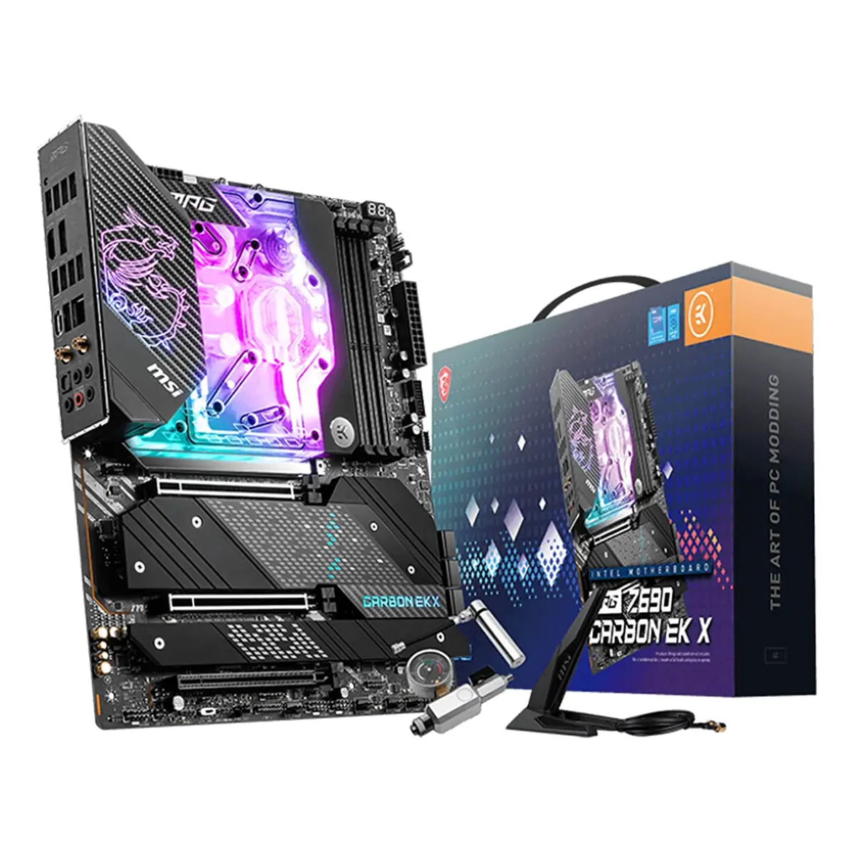 Msi Mpg Z690 Carbon Ek X (Wi-Fi) Motherboard Supports 12Th Gen Intel Core / Pentium Celeron Processors For Lga 1700 Socket 1