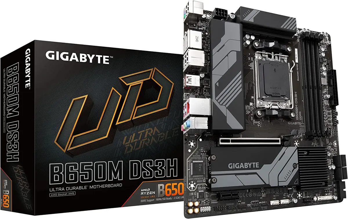 Gigabyte B650m Ds3h Motherboard Amd Am5 Socket: Supports Amd Ryzen 7000 Series Processors 1