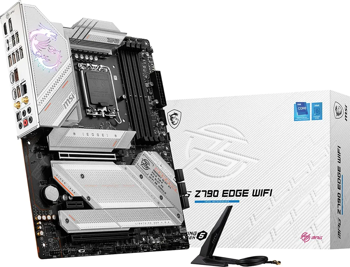 Msi Mpg Z790 Edge Wifi Motherboard Supports 12Th/13Th Gen Intel Core, Pentium Gold And Celeron Processors For Lga 1700 Socket 1