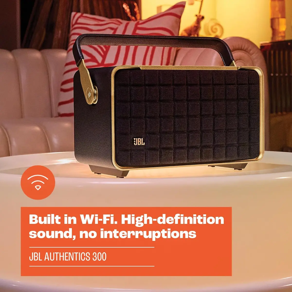 Jbl Authentics 300 - Retro Style Wireless Bluetooth/Wifi Home Speaker 1