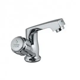 Essco  Delux Swan Neck Tap Faucet  Left Hand Operating Knob With Aerator Dlx-Chr-510Kn 1