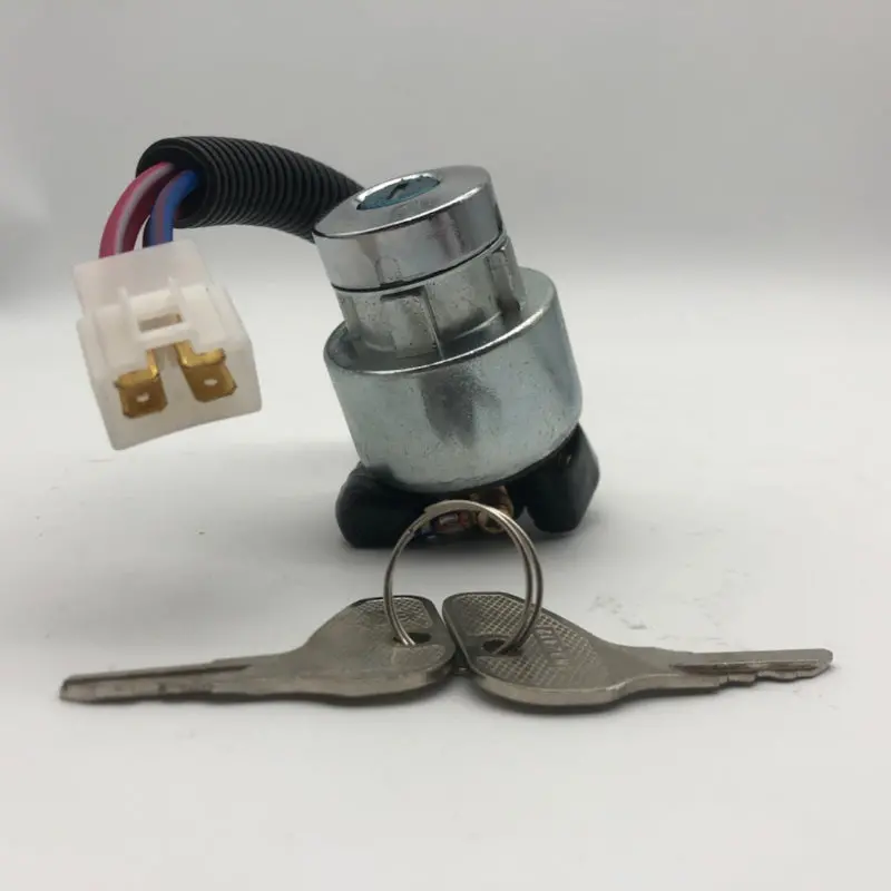 38240-31800 Ignition Lock Ignition Switch With Two Keys Fits For Kubota 1