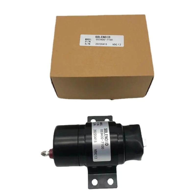 12V 053400-7100 0534007100 Stop Solenoid Valve Compatible With Denso Engine 1