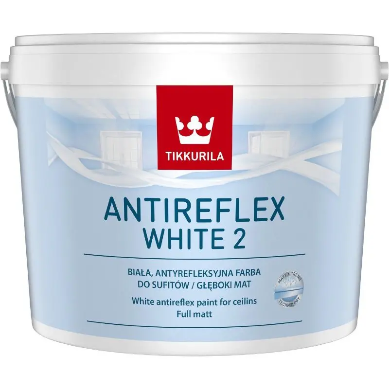 Tikkurila Anti Reflex 2 Matt - Tinted Colours (Light Colours Only) 1