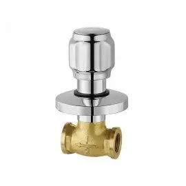 Essco Delux Concealed Stop Cock Faucet With Sliding Flange, 15 Mm  Dlx-Chr-514Ekn 1