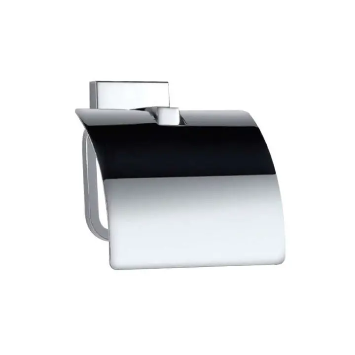 Jaquar Kubix Prime Toilet Roll Holder With Stainless Steel Flap Akp-Chr-35753Ps 1