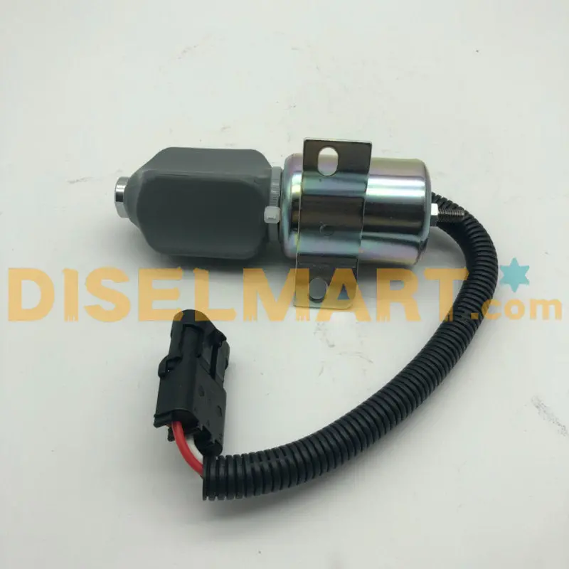 24V 332/J5060,716/30091 Fuel Shutoff Stop Solenoid Fits For Jcb Js130 Js160 Js180 2