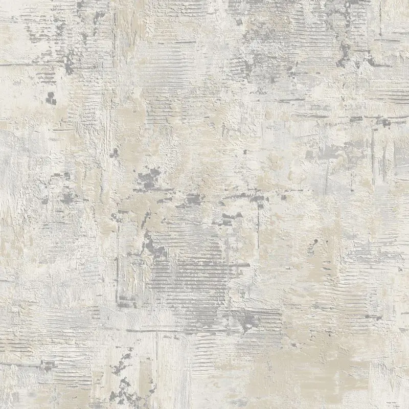Industrial Plaster Texture Wallpaper White Sample 1