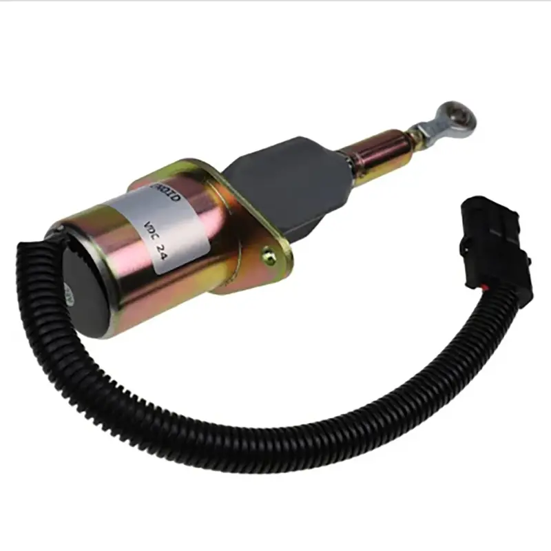 New 24V 6743-81-9140 6743819140 Fuel Shut-Off Solenoid Fits For Kubota Engines Diesel Engine Spare Part 1
