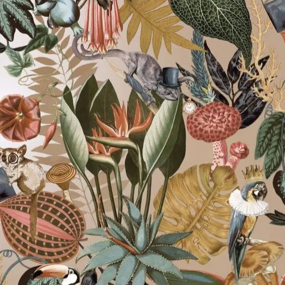 Wonderland Jungle Wallpaper 1