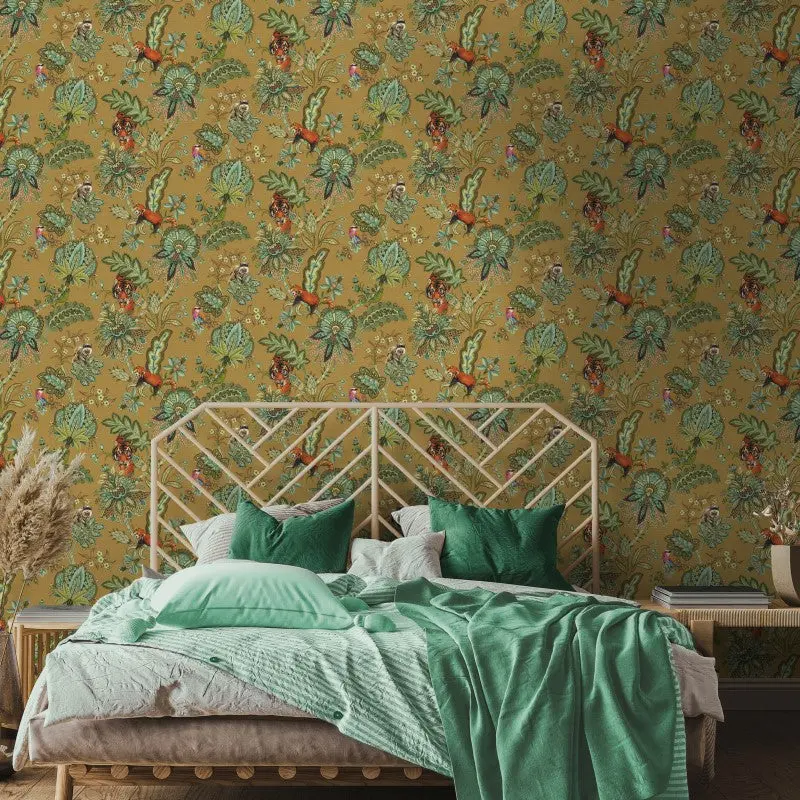 Zari Jacobean Animal Wallpaper 1