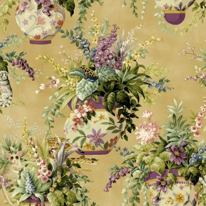 Rivara Floral Vase Wallpaper 1
