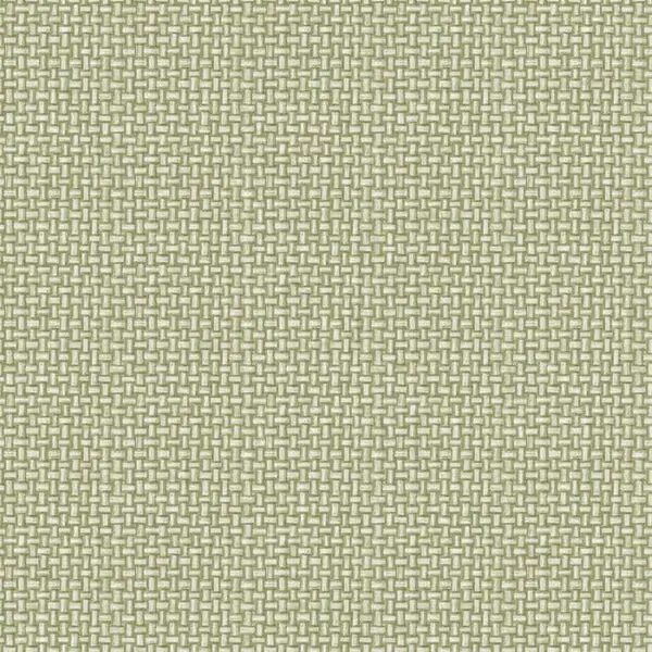 Biderbost Woven Effect Wallpaper - Green Sample 1