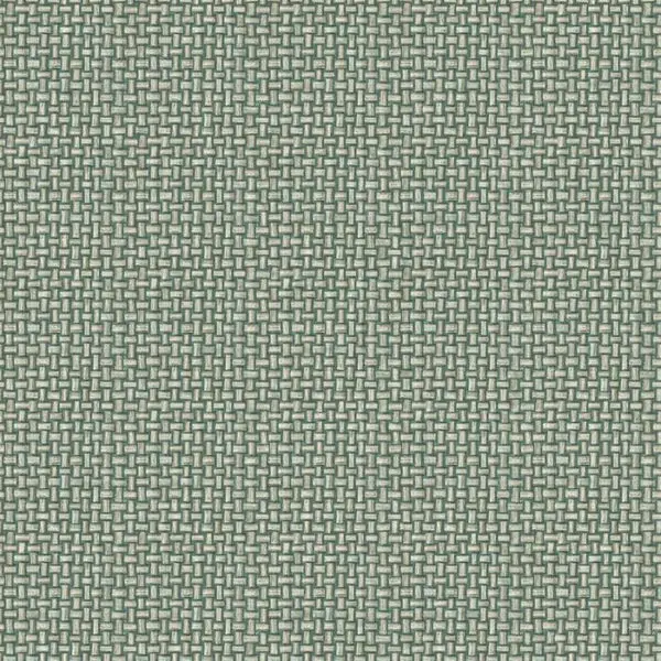 Biderbost Woven Effect Wallpaper - Teal Sample 1