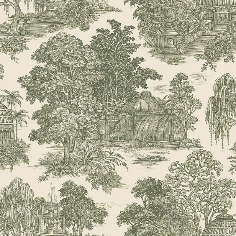 Blenheim Garden Vintage Wallpaper 1