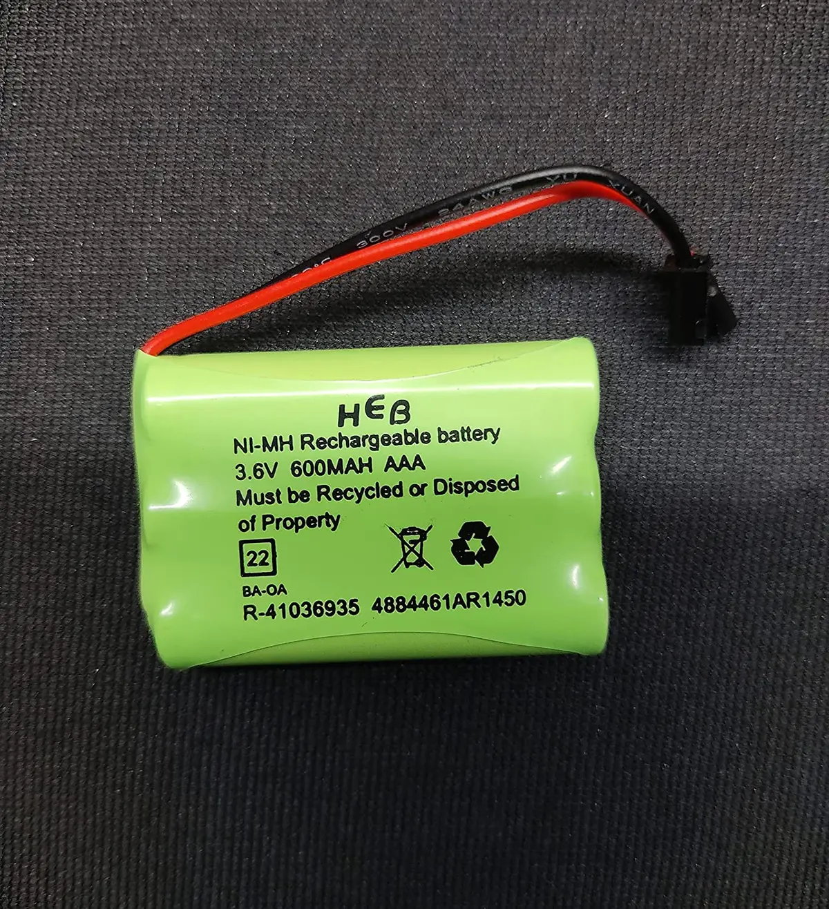 Vipow Aaa (P221) 3.6V 600Mah Ni-Mh Cordless Phone Rechargeable Battery Pack 1