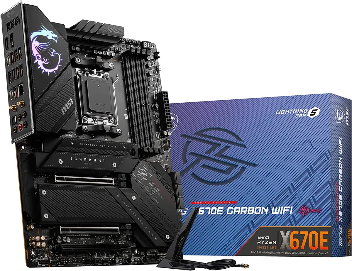 Msi Mpg X670e Carbon (Wi-Fi) Motherboard Support Amd Ryzen 7000 Series Desktop Processors 1