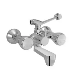 Essco Sumthing Special Wall Mixer Telephone Shower Arrangement Only With Out Crutch (With Bush & Piston Divertor Fitting) With Aerator Sqt-Chr-517Akn 1