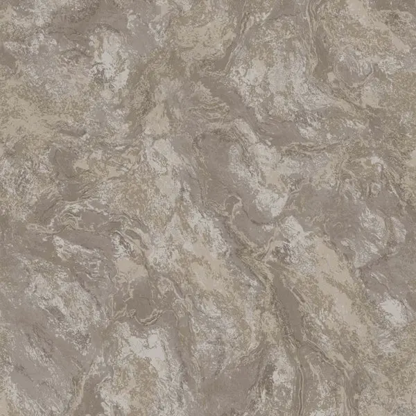 Calacatta Marble Bead Metallic Wallpaper Taupe Sample 1