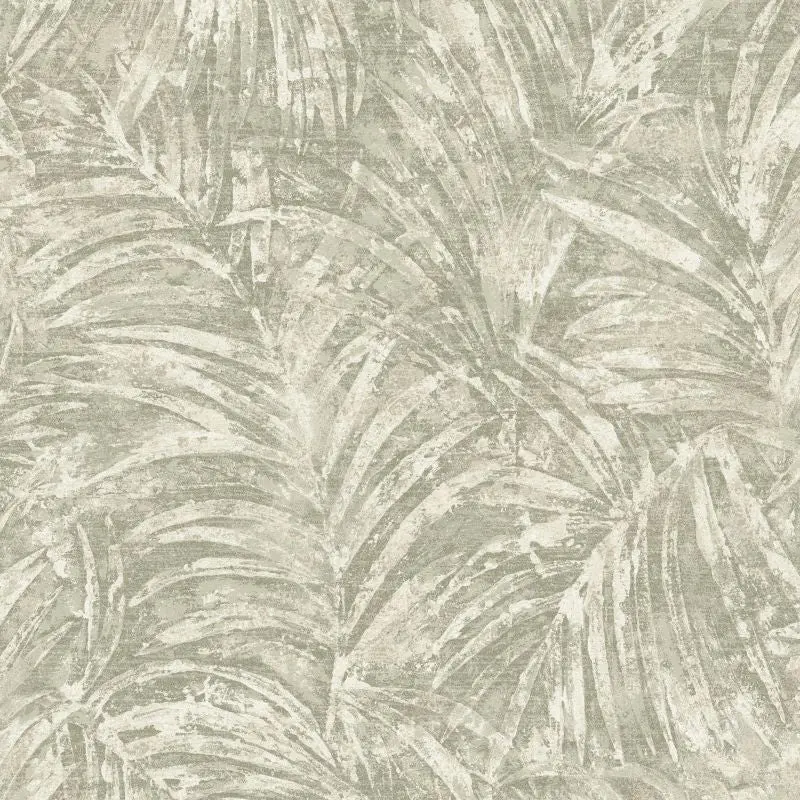 Palm Leaf Bead Wallpaper Sage Sample 1