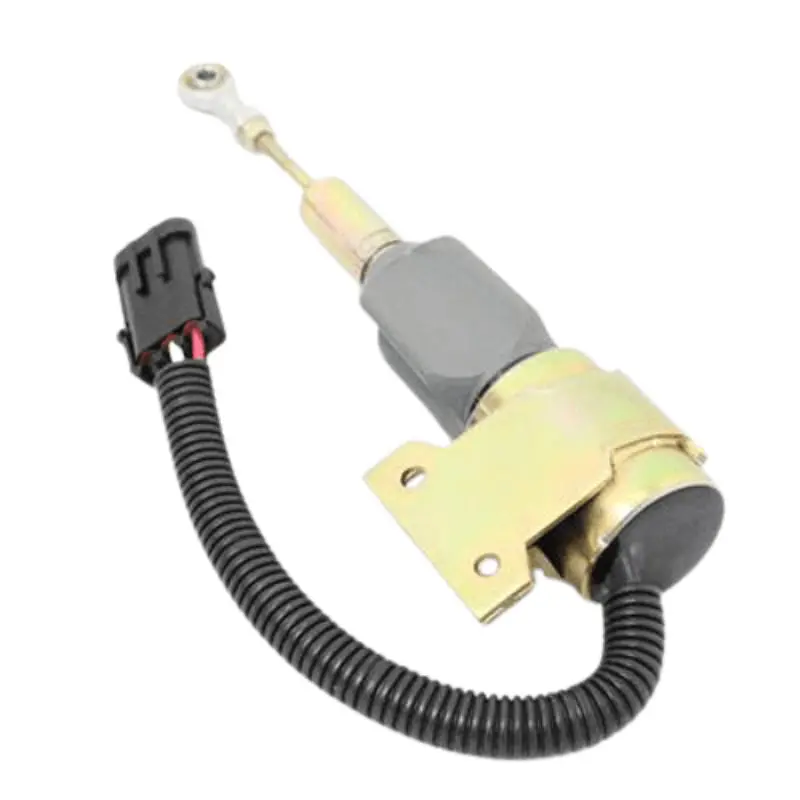 24V 3939701 Sa-4756-24 Fuel Stop Solenoid Valve Fits For Cummins R210-3 4Bt 6Bt 5.9L Engine 1
