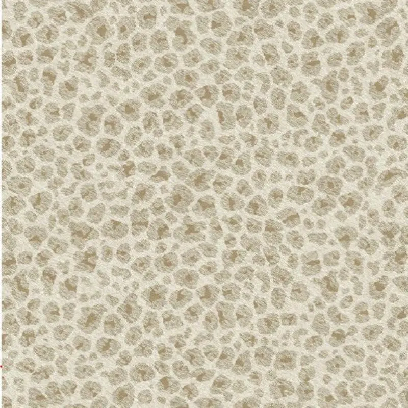 Paul Moneypenny Leopard Print Wallpaper - Cream & Gold Sample 1