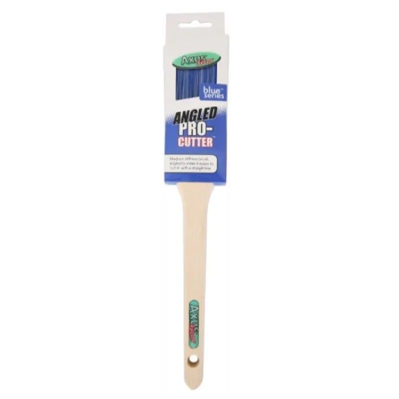 Axus Blue Pro Precision Angled Synthetic Brush 1