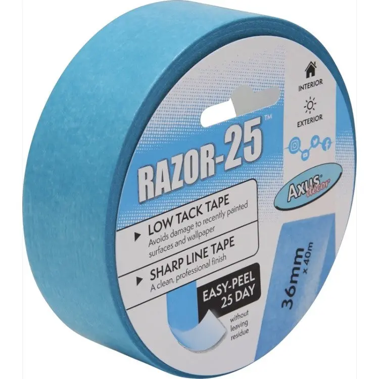 Axus Razor-25 Low Tack Masking Tape 2