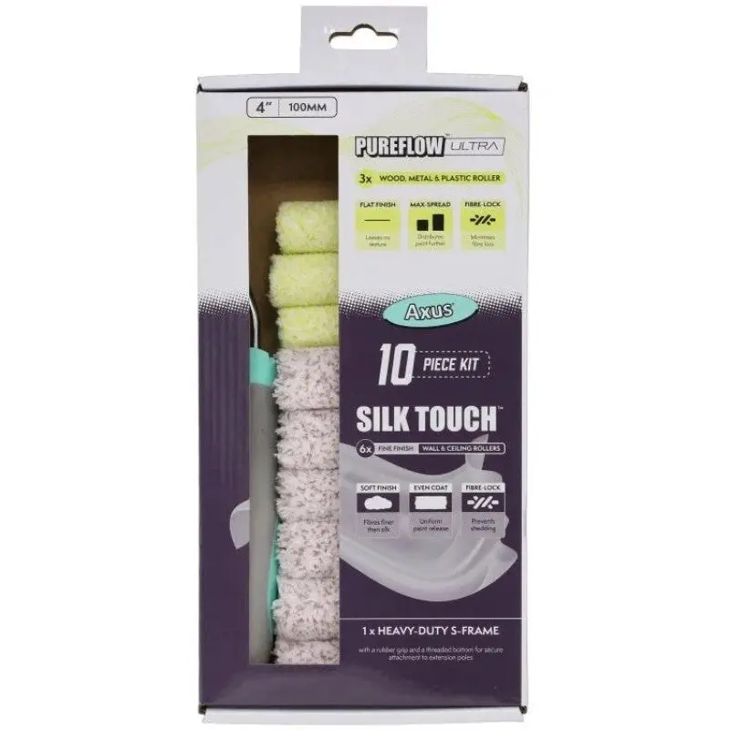 Axus 4" Pureflow Ultra Silk Touch 10 Piece Kit 1