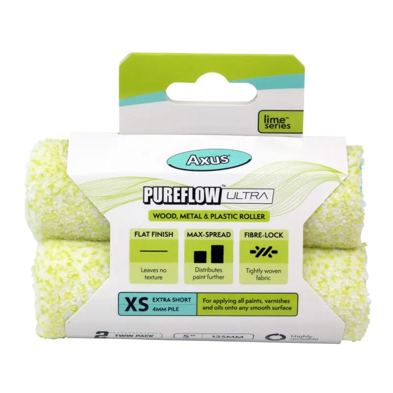 Axus Pureflow Ultra 5" Roller Sleeve (Twin Pack) 1