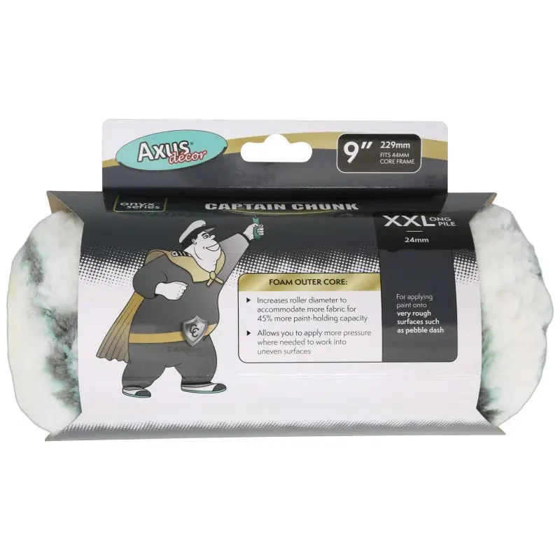 Axus Captain Chunk 9" Extra Extra Long Pile Masonry Roller Sleeve 1