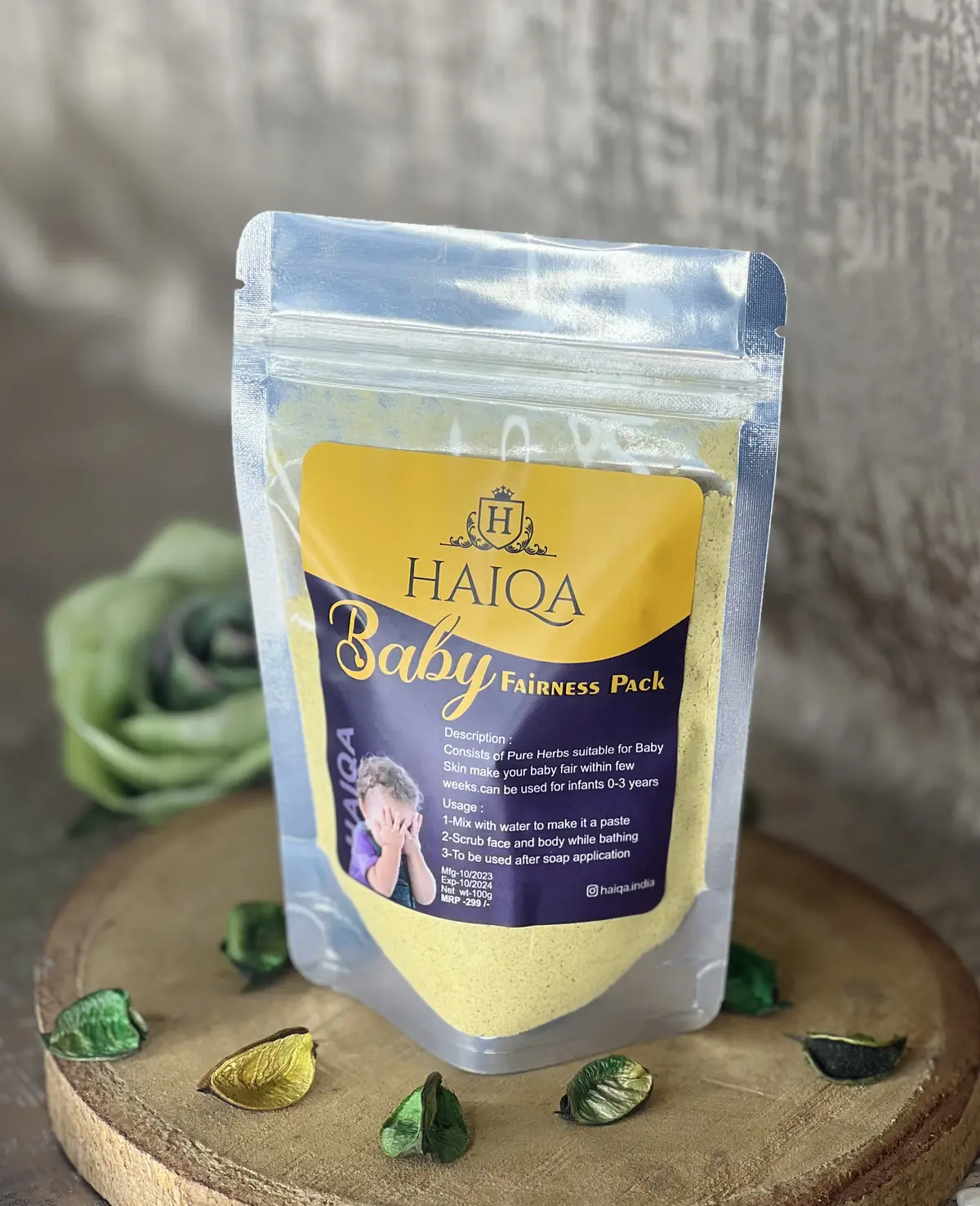 Haiqa Baby Fairness Pack-100Gram 1