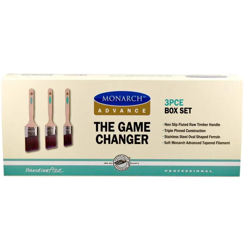 Monarch Advanced The Game Changer Brush Set (3 Pack) 1