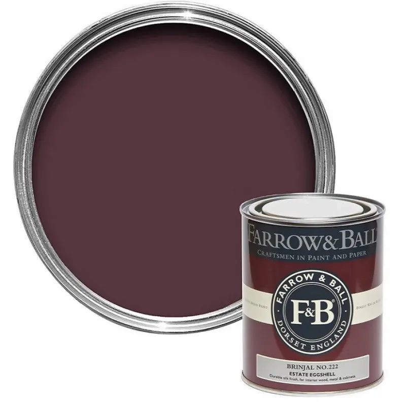 Farrow & Ball Brinjal Paint Color – No. 222 - Image 8