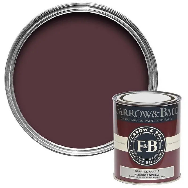 Farrow & Ball Brinjal Paint Color – No. 222 - Image 9