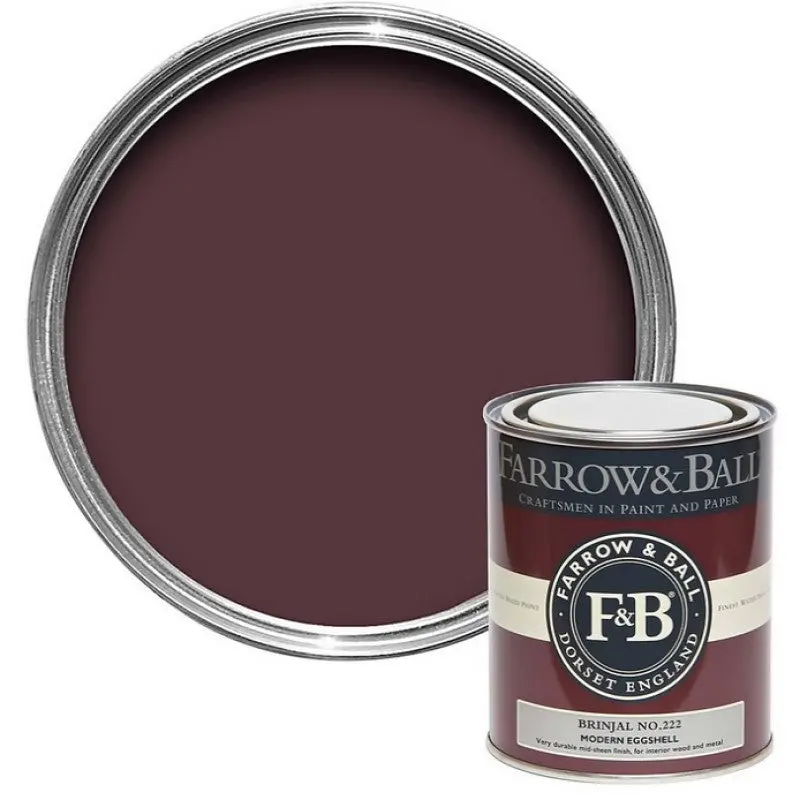 Farrow & Ball Brinjal Paint Color – No. 222 - Image 10