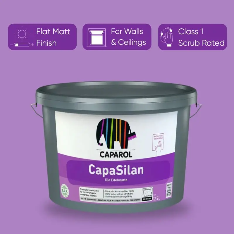 Caparol Capasilan Scrubbable Ultra Flat Matt - White 2