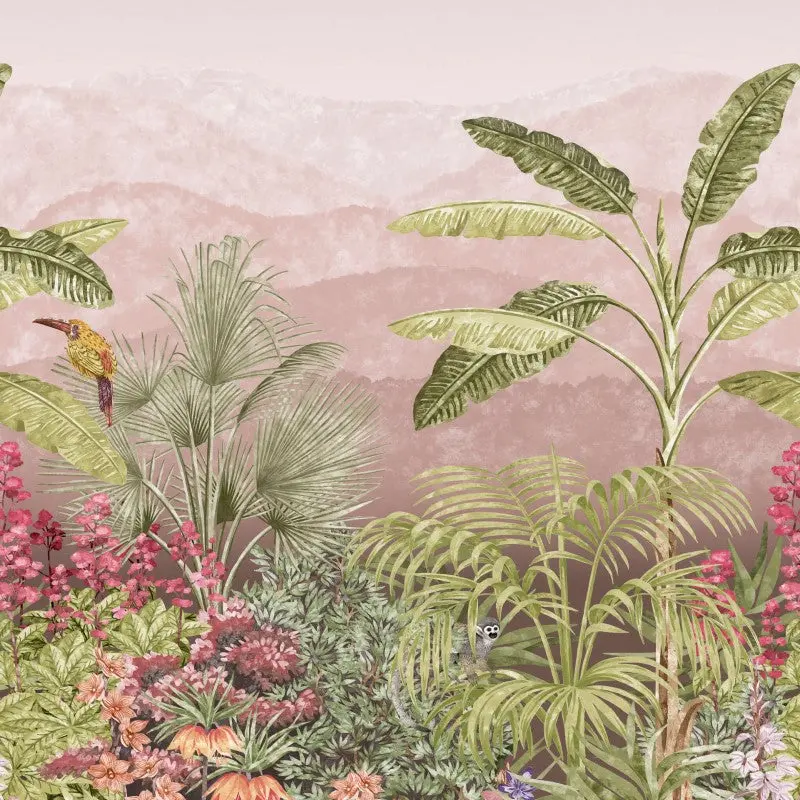 Little Greene Capricorn Wallpaper Sample - Blush 1