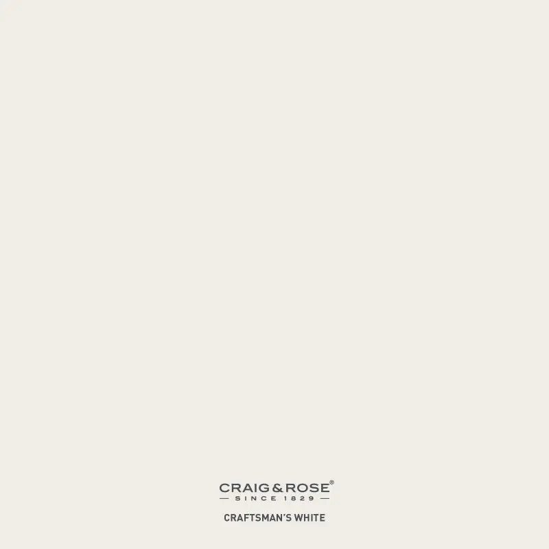 Craig & Rose 1829 Vintage Collection - Colour Patch - Craftsman's White 1