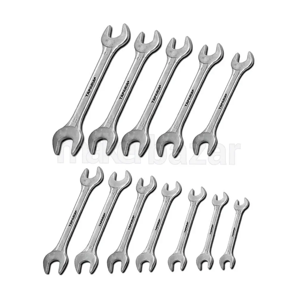 Taparia: Dep 12 Double Ended Spanner Sets 6X7 - 30X32 1