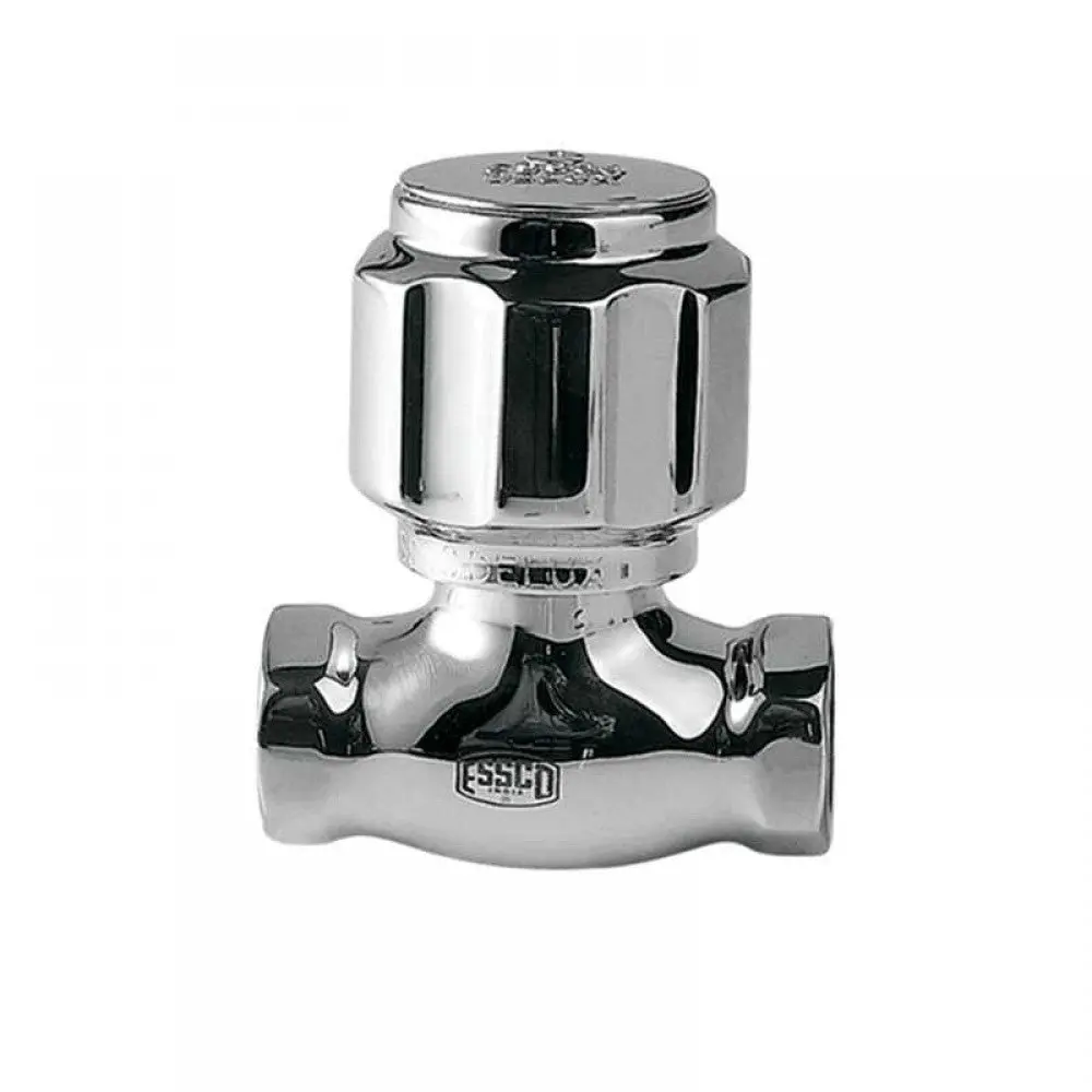 Essco Delux Stop Cock, Female End Dlx-Chr-513Bkn 1