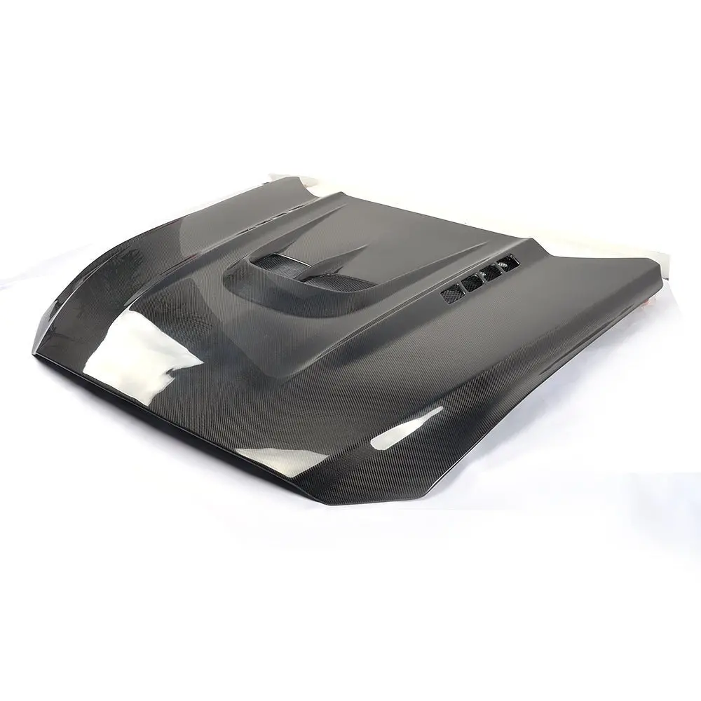 Dynacarbon™️ Carbon Engine Hood With Scoop For Ford Mustang Coupe 2015-2017 1