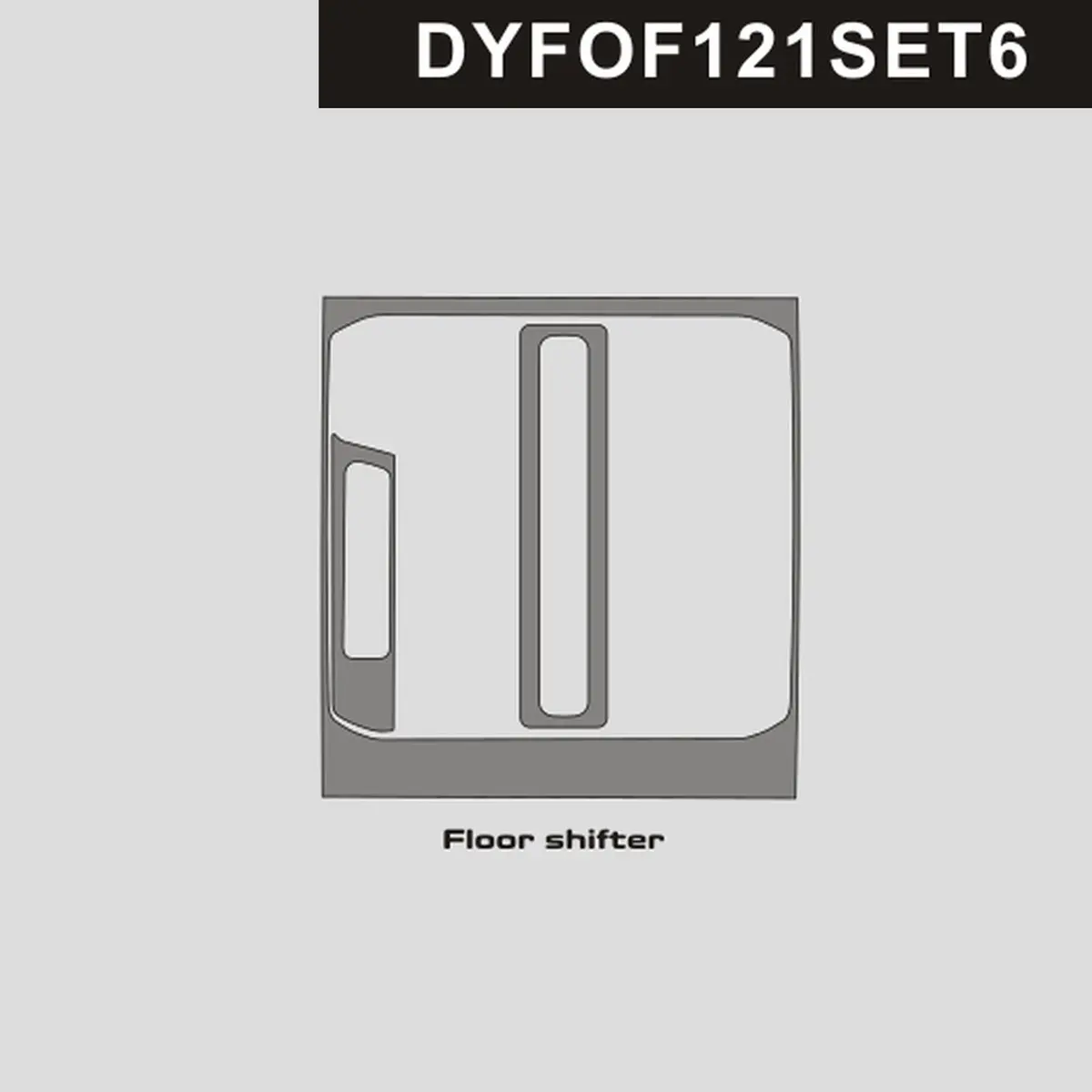 Dynacarbon™️ Carbon Shifter For Bucket Seats For Ford F-150 2021-Up 1