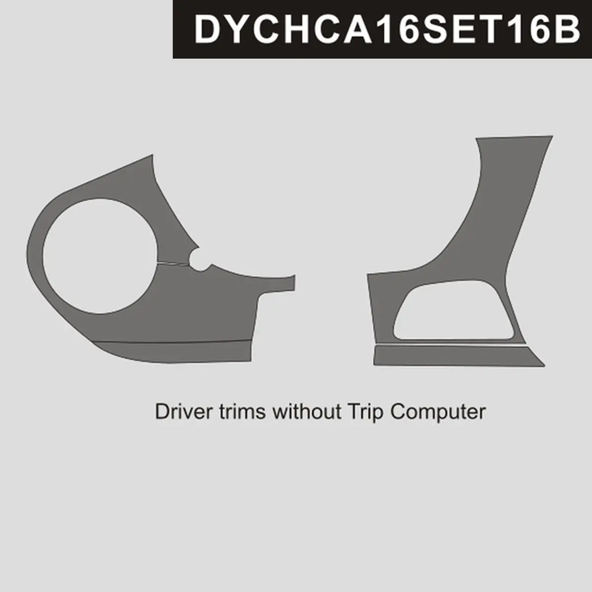 Dynacarbon™️ Carbon Fiber Driver Trims For Chevrolet Camaro 2016-2023 2