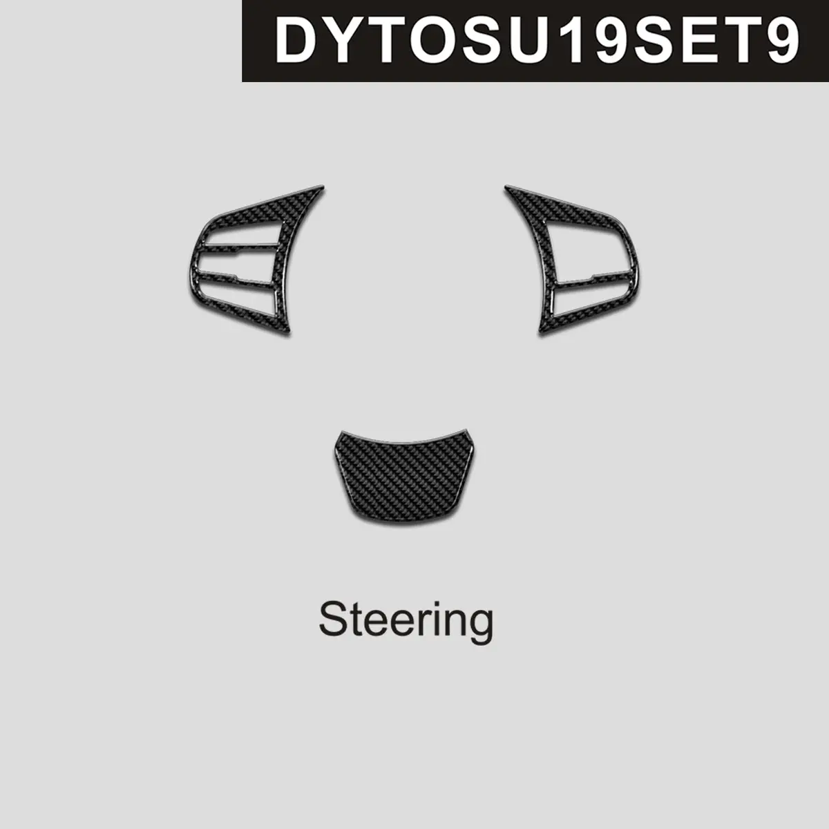 Dynacarbon™️ Carbon Fiber Steering Control Trim For Toyota Supra 2019-2023 1