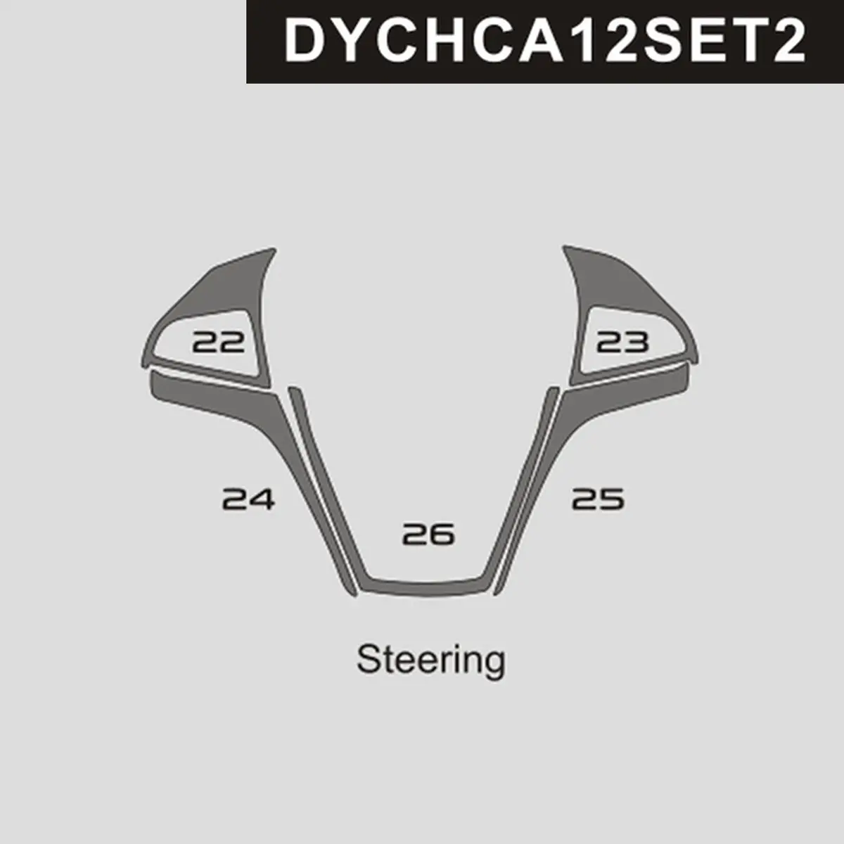 Dynacarbon™️ Carbon Steering Wheel Trim For Chevrolet Camaro 2012-2015 1