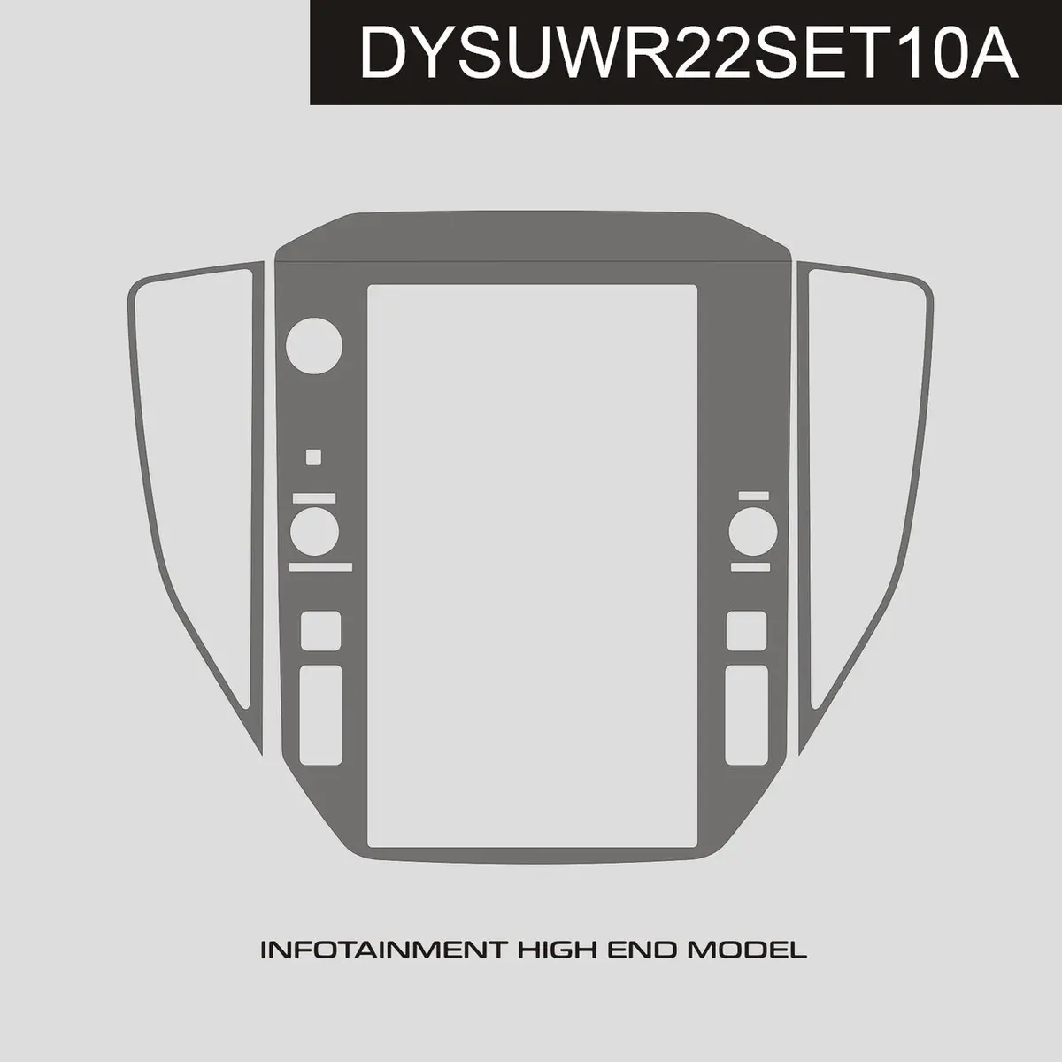 Dynacarbon™️ Carbon Infotainment Trims For Subaru Wrx 2022-2024 1