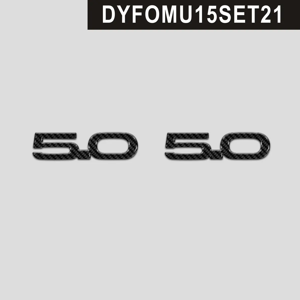 Dynacarbon™️ 2 Pcs 5.0 Logo For Ford Mustang Gt 2015-2023 1