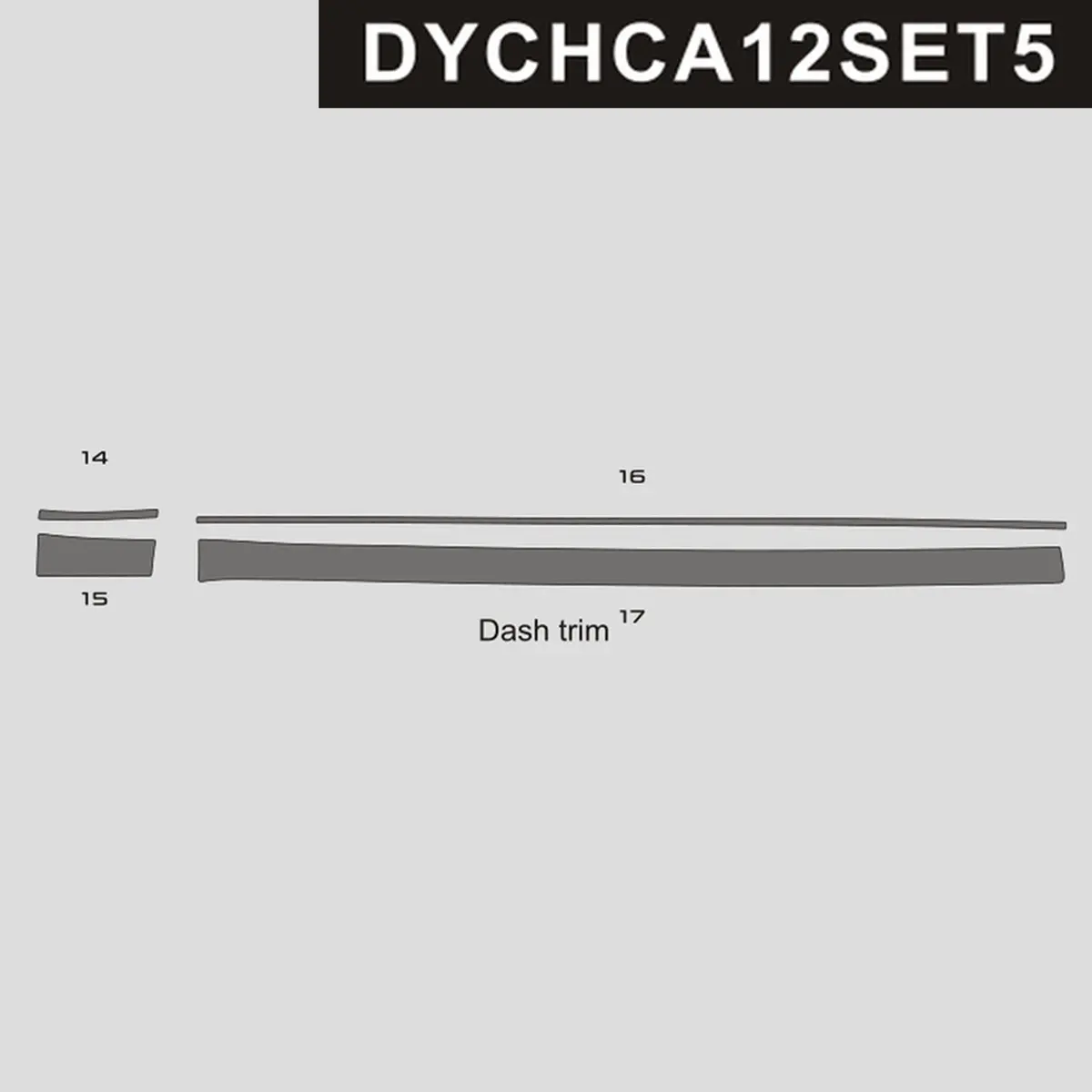 Dynacarbon™️ Carbon Dash Trim For Chevrolet Camaro 2012-2015 1