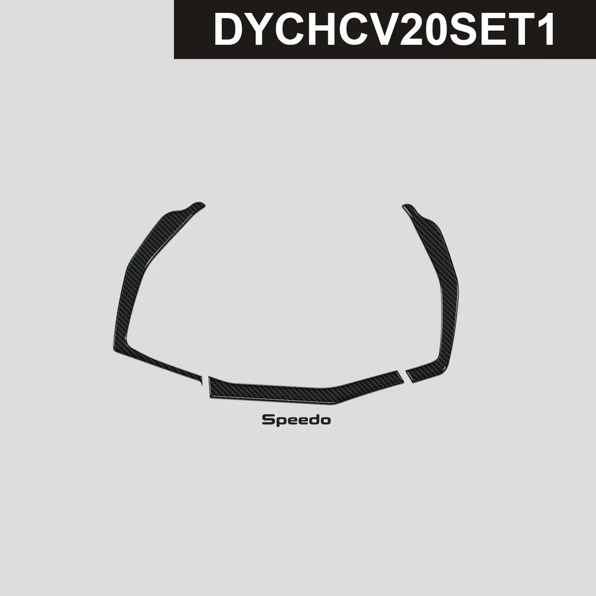 Dynacarbon™️ Carbon Speedometer For Chevrolet Corvette 2020-2025 1